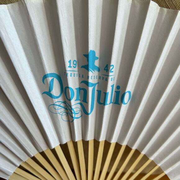 New! DON JULIO branded folding Paper Fan - Picture 2 of 6